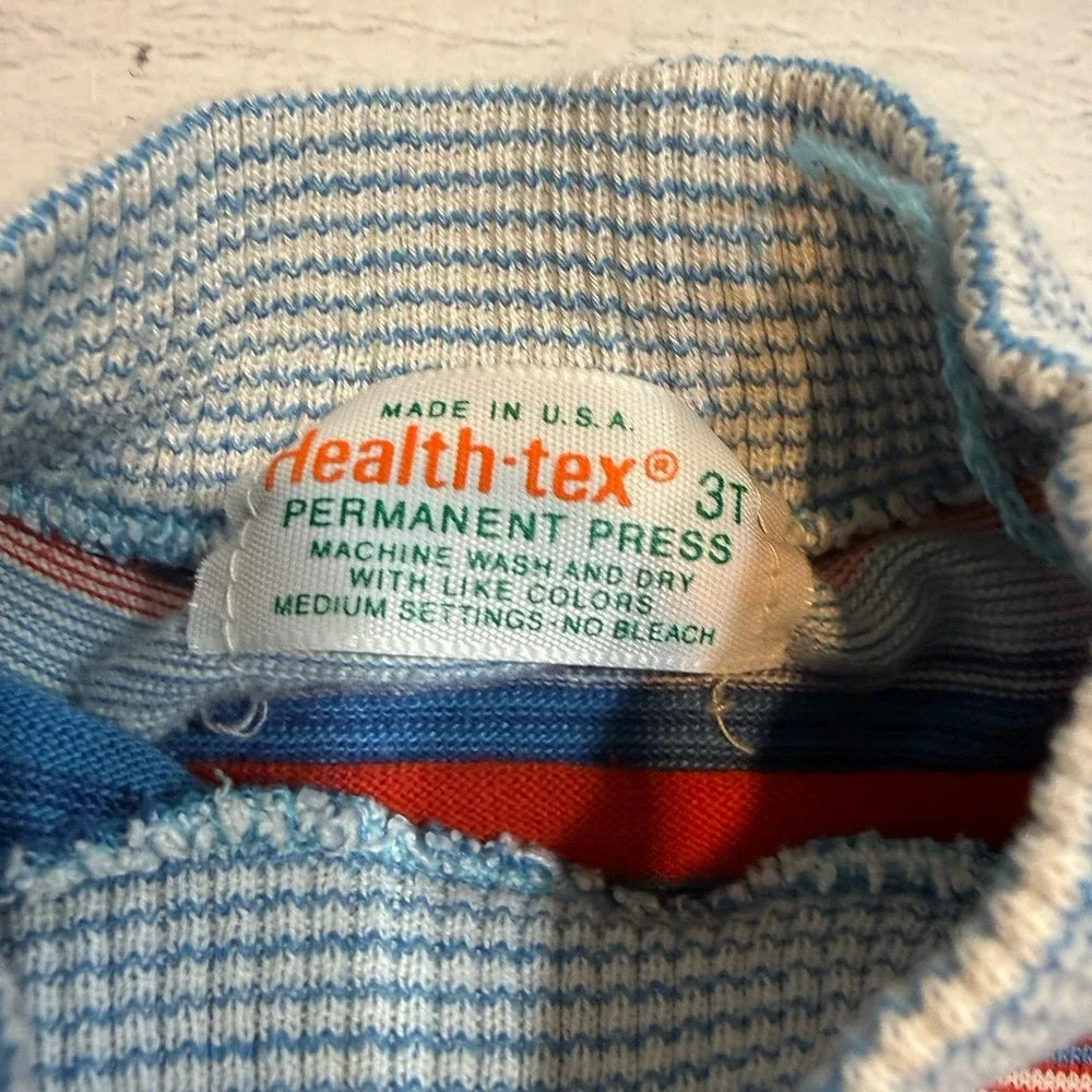 Vintage Healthex boys long‎ sleeve shirt size 3T